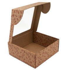 Brown Large Square Gift Box