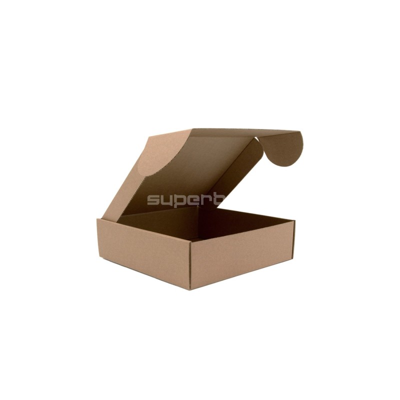 Brown Small Box for Shipping, 6 cm Height