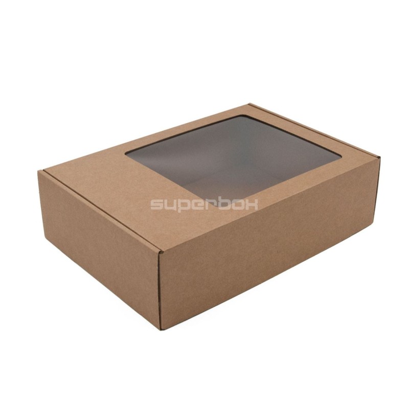 Brown A4 Size Gift Box with a Space for Logo