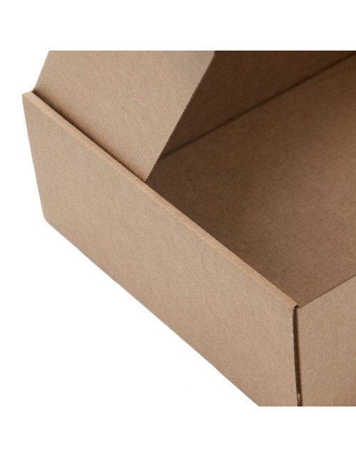 Ruda A4 formato dėžutė su vieta logotipui