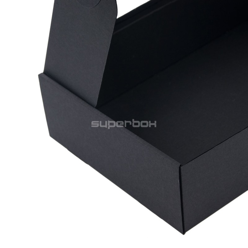 Black A4 Size Gift Box with a Space for Logo