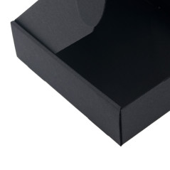 Black Small Gift Box, Height 6 cm for Food Sets