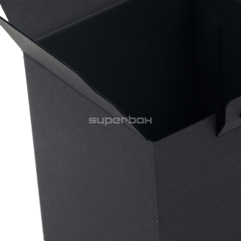 Black Cube Gift Box with Quick Lock