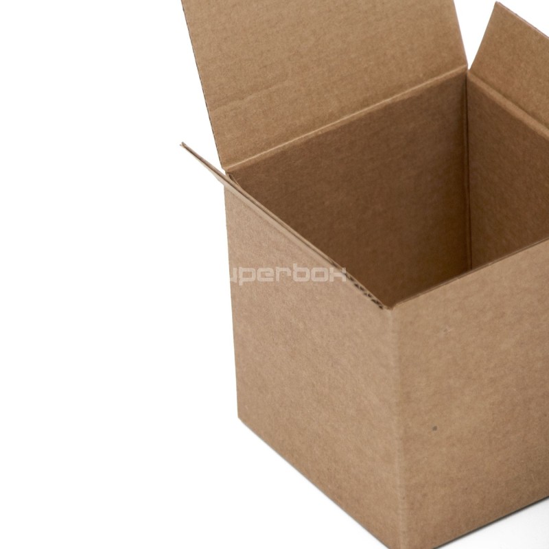 Brown Box - Cube for Packing Souvenirs