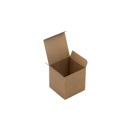 Brown Box - Cube for Packing Souvenirs