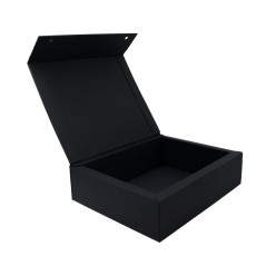 Luxury Black Flip Lid Box with Magnets