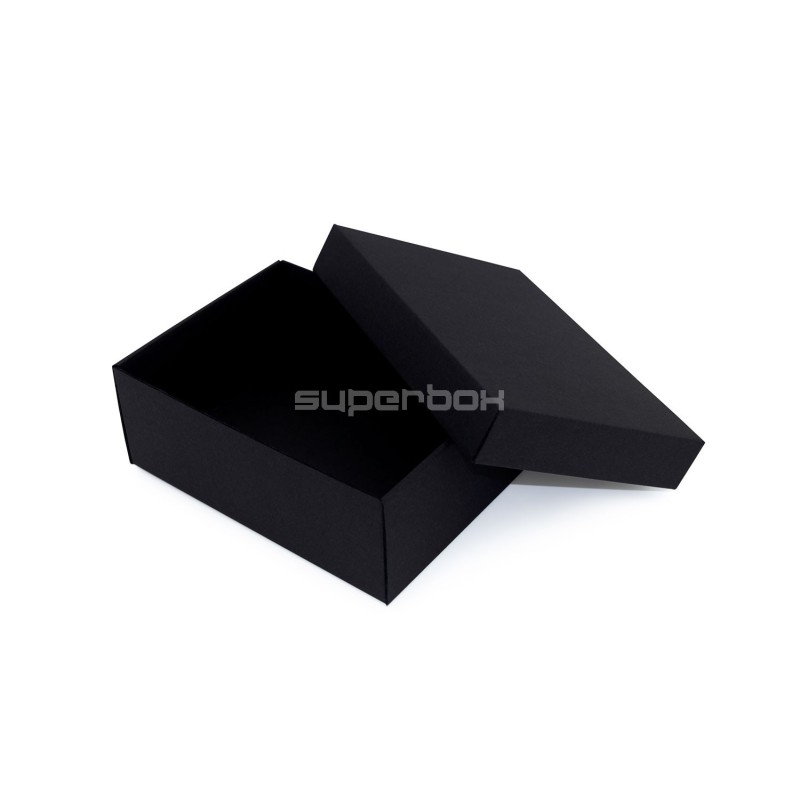 Black Rectangular Gift Box with a Lid