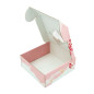 Pink St. Valentine's Day Box with Clear Heart Window