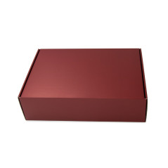 Red A4 Gift Box with Metallized Surface