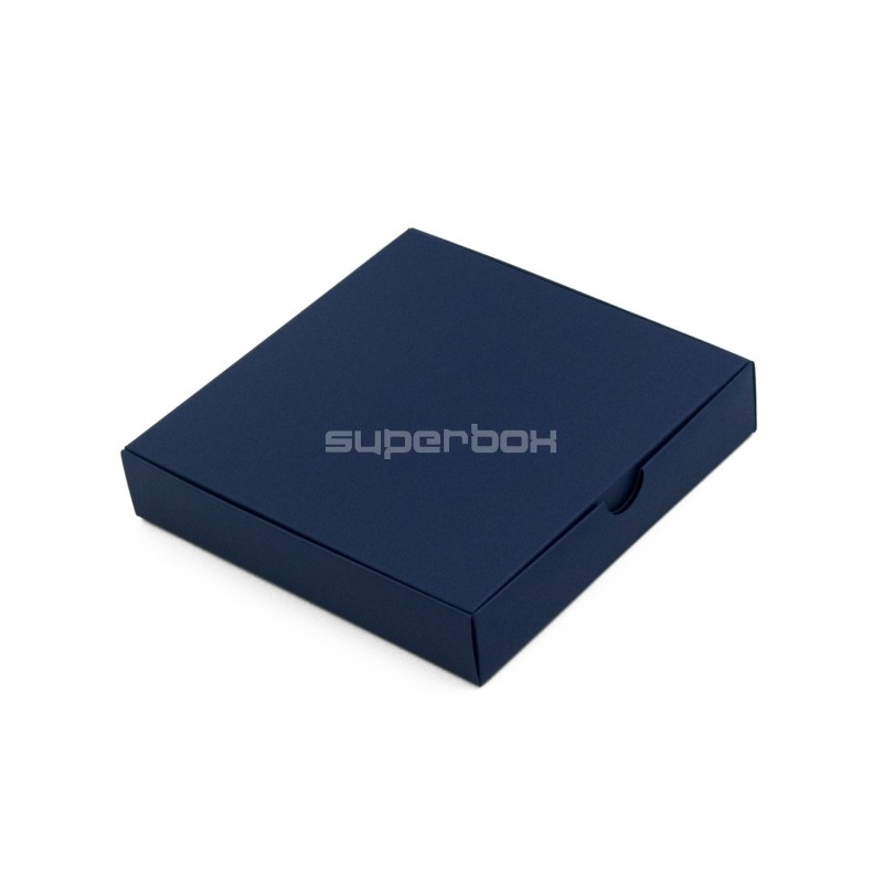 Square Gift Box from Blue Decorative Cardboard