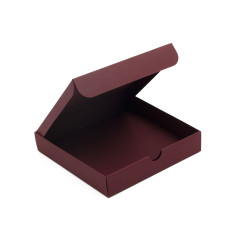 Square Dark Red Gift Box