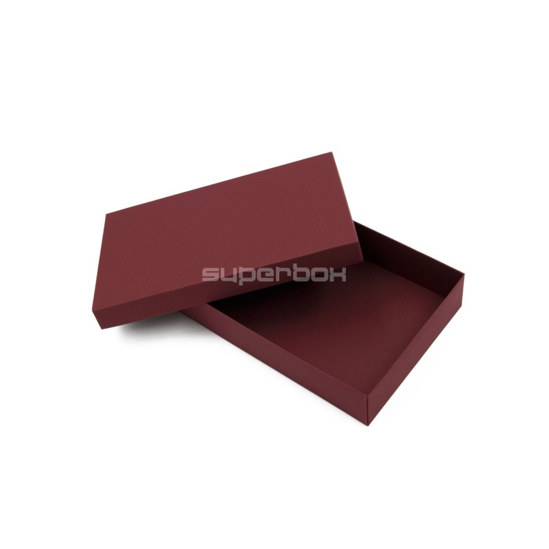 Burgundy Two Piece Gift Box for Chocolate