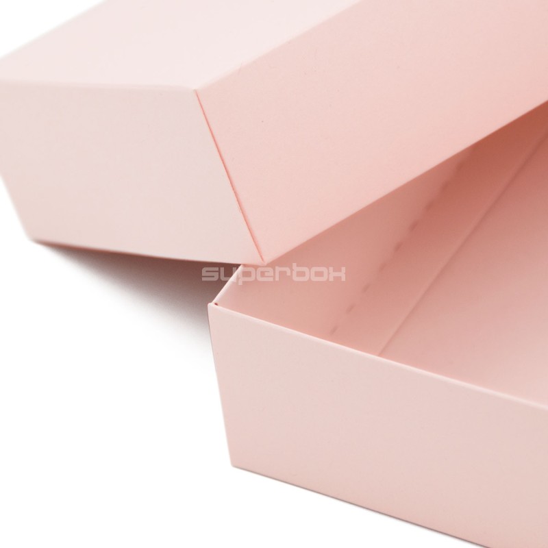 Light Pink Two Piece Cardboard Gift Box