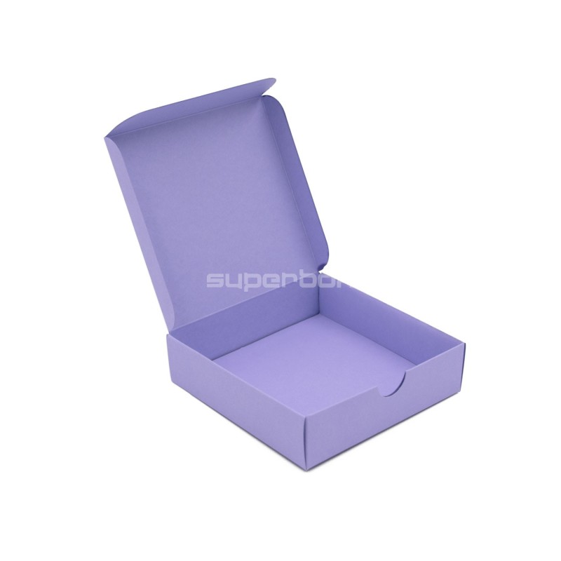 Small Square Gift Box from Violet Decorative Cardboard