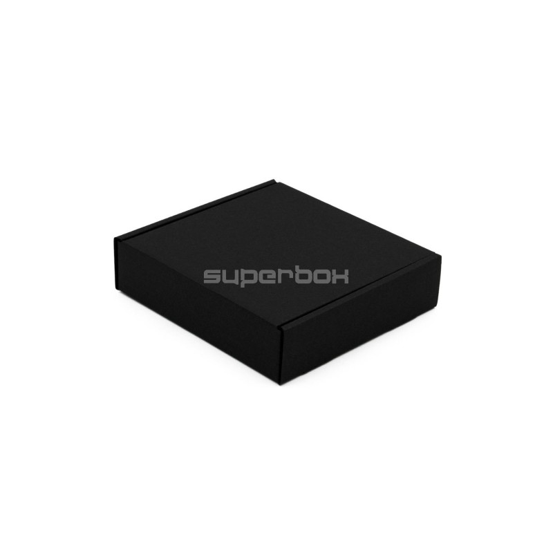 Black Low Height Square Mini Box