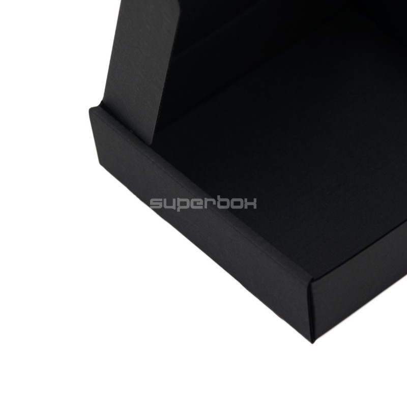 Black Low Height Square Mini Box