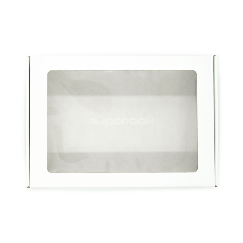 White A4 Size Gift Box with Window