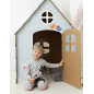 Cardboard Large Pastel Playhouse for Children RABBITS