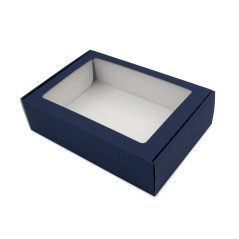 Blue Gift Box with Window