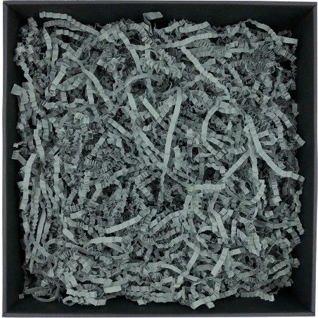 Rigid Grey Shredded Paper - 4 mm, 1 kg