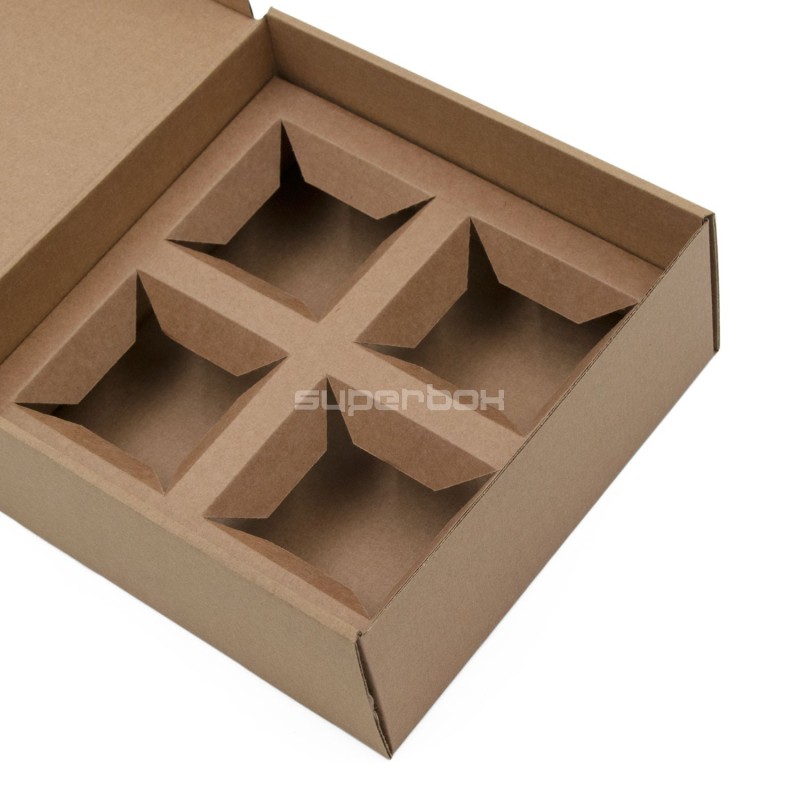 Brown Insert for 4 Honey Jars in a 32485 Box