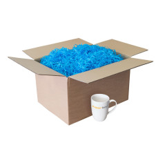 Light Blue Shredded Paper, 1 kg