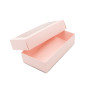 Light Pink Two Piece Cardboard Gift Box with Window