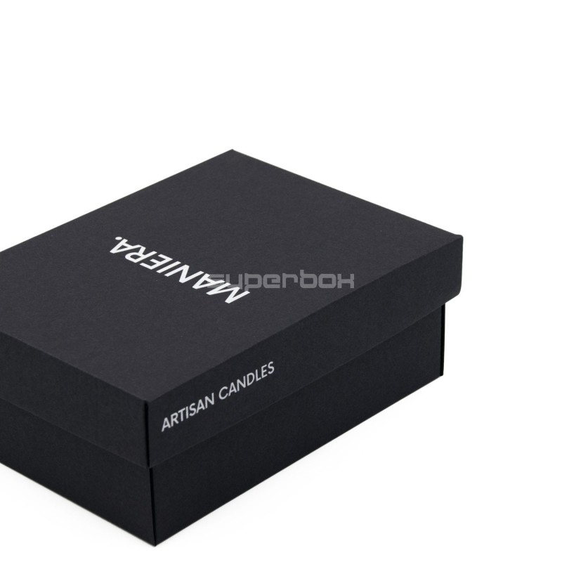 Black Rectangular Gift Box with a Lid