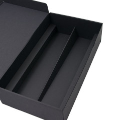 The cardboard insert is customized for a gift box