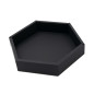 Black Luxury Hexagon Shape Gift Box with Insert and Window