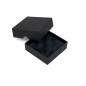 2-PC Small Square Gift Box from Black Cardboard