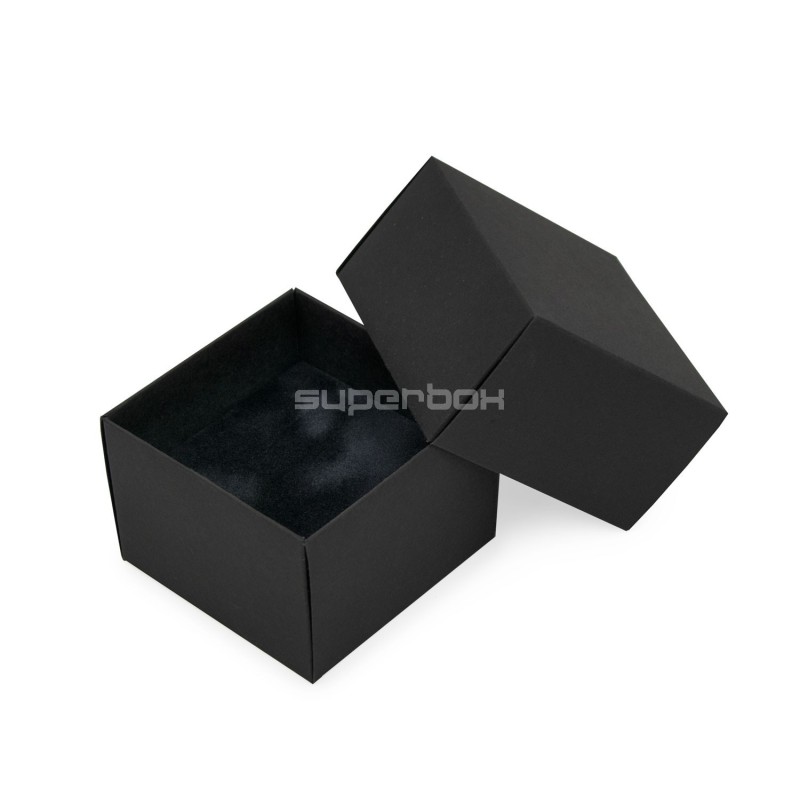 Black Small Square Two Piece Gift Box