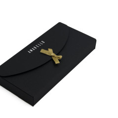 Black Ribbon Closure Envelope