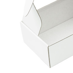 White A5 Size Gift Box of 85 mm Height with Window