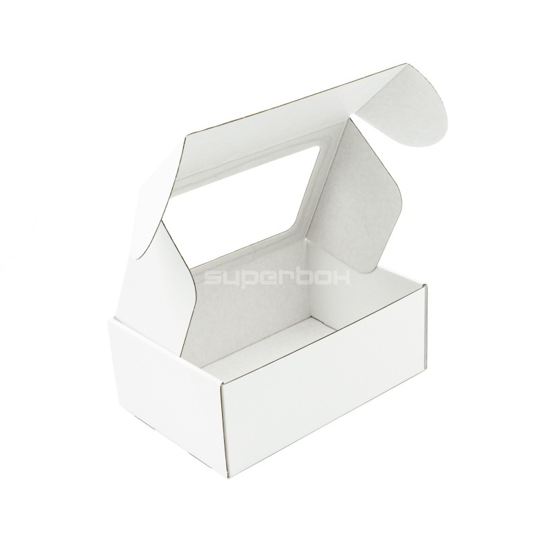 White A5 Size Gift Box of 85 mm Height with Window