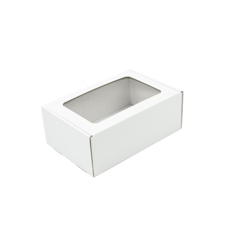 White A5 Size Gift Box of 85 mm Height with Window