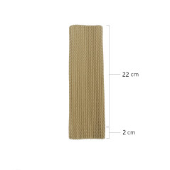 Corrugated Cardboard Protective Sleeve for a 24 cm Bottle of 0.5 l