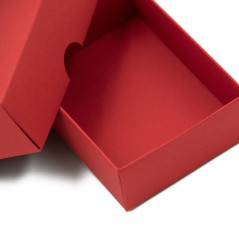 Red Color 2-PC Small Rectangle Gift Box from Cardboard