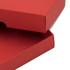 Small Red Cardboard Box with a Lid for Wallet