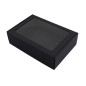 Black A4 Size Gift Box with Window