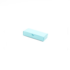 Elongated Gift Box from Baby Blue Color Decorative Cardboard