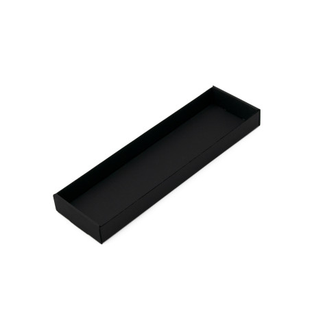 Black Narrow Tray for Packing Gift Sets, Length of 23 cm