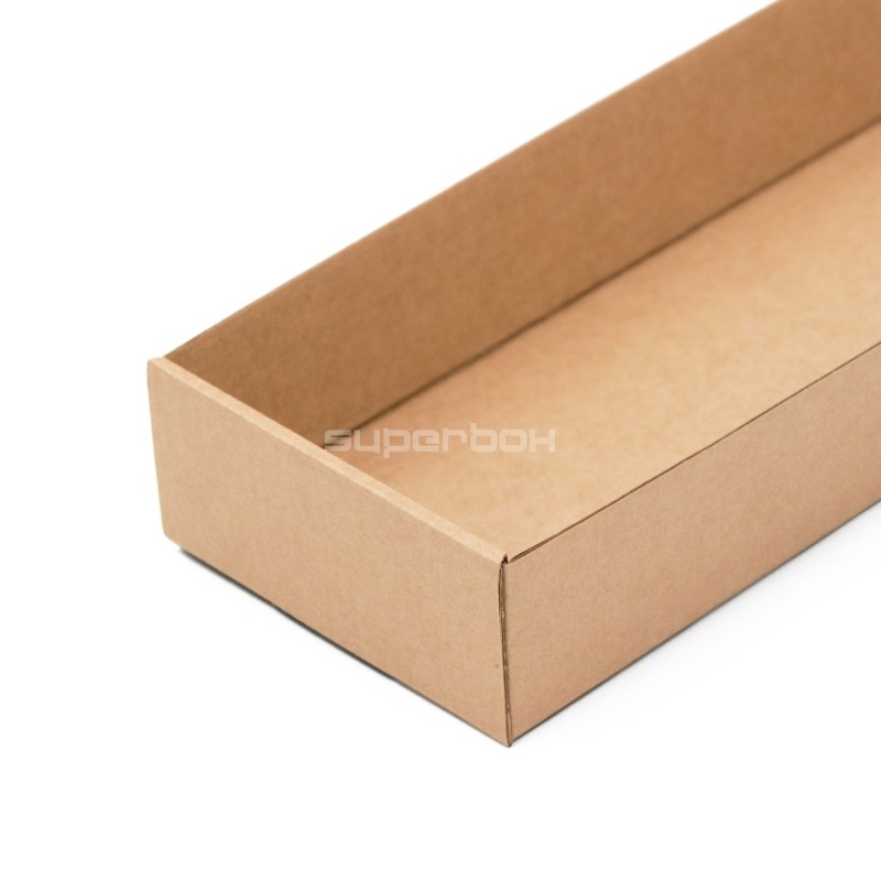 Brown Long Tray for Packing Gift Sets, 26.5 cm Long