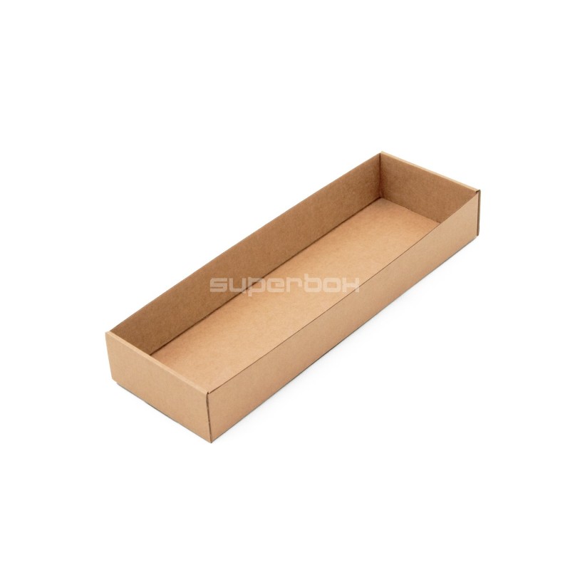 Brown Long Tray for Packing Gift Sets, 26.5 cm Long