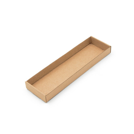 Brown Narrow Tray for Packing Gift Sets, Length of 23 cm