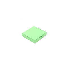 Light Green Square Box with Recessed Cardboard Lid