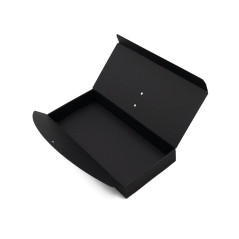 Black Oblong Box with Ribbon Closure