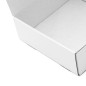 Square White Quick Folding Box, 6 cm Deep