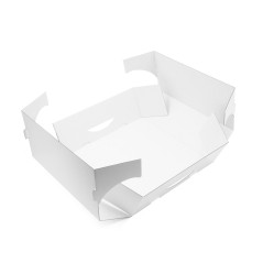 White Large Foldable Cake Box Made of Cardboard