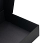 Large Black Square Quick Closing Box